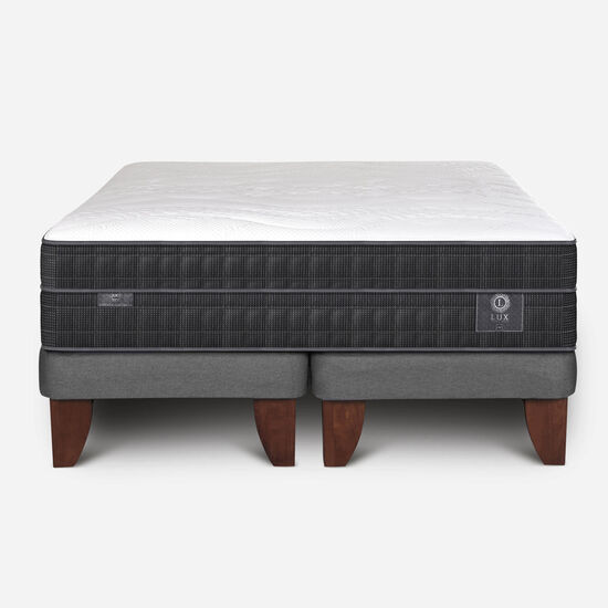 Cama Europea 2 Plazas Lux Base Dividida