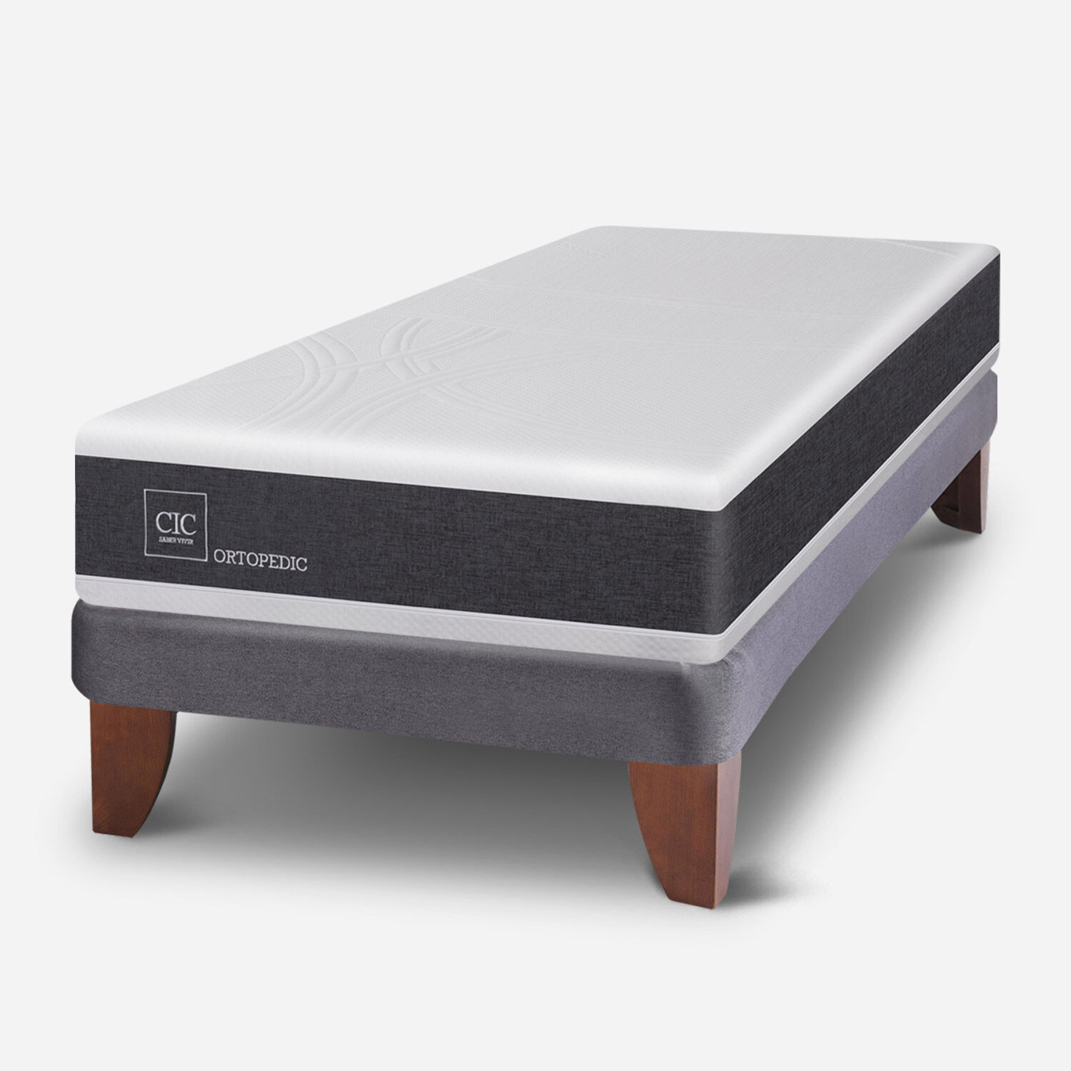 Cama Europea 1 Plaza Ortopedic