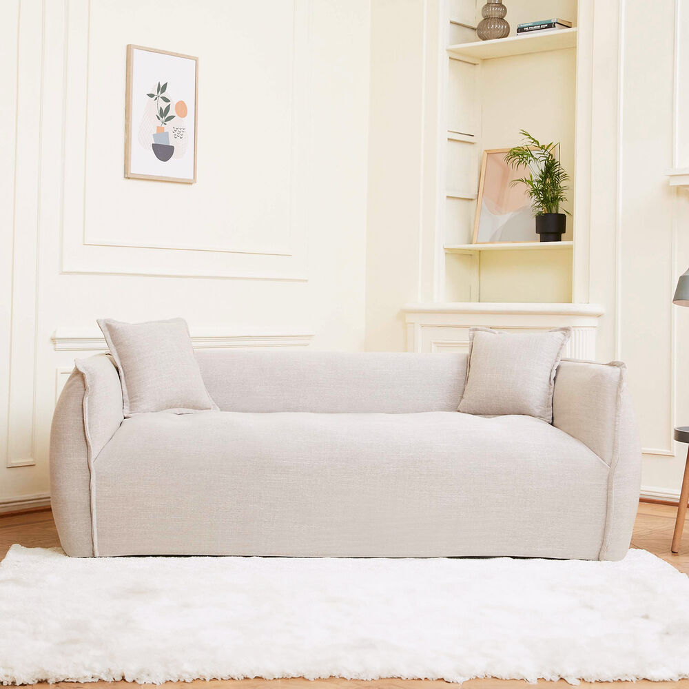 Sofá 3 Cuerpos Boogie Natural CIC