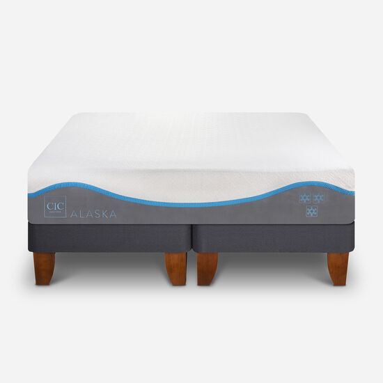 Cama Europea 2 Plazas Alaska