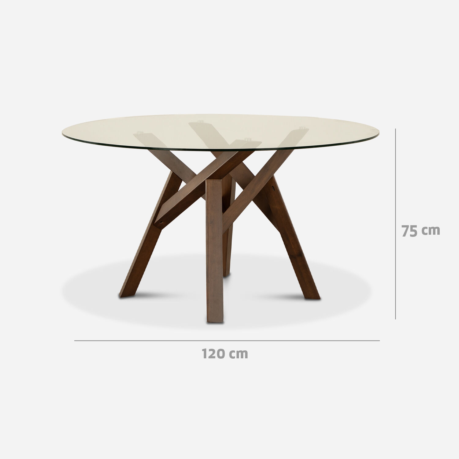 Comedor de Vidrio 4 Sillas Atlanta