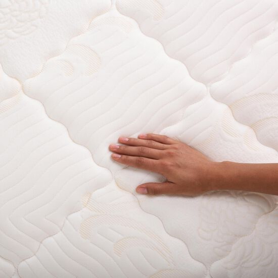 Cama Europea Curve 2 Plazas Rilassati + Set Kavery