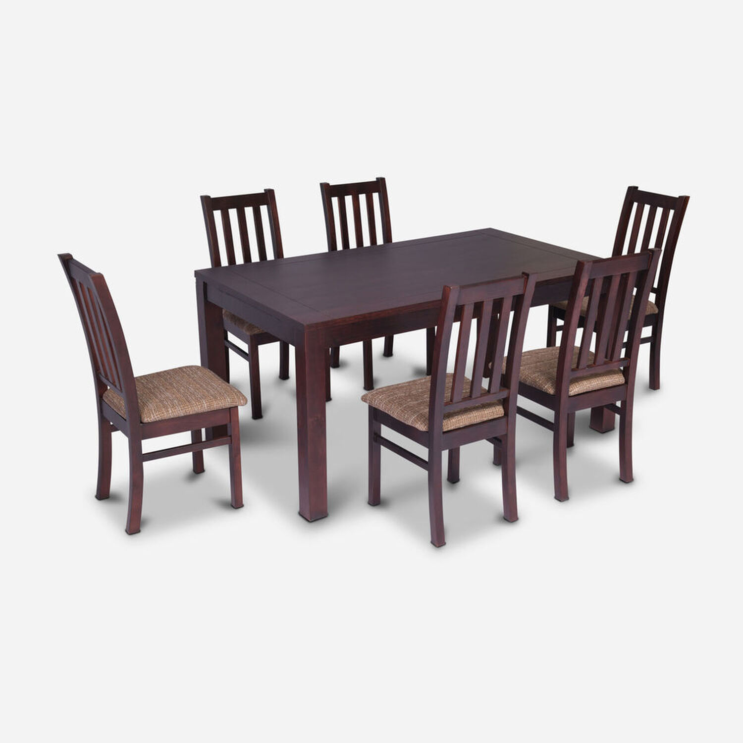 Comedor 6 Sillas &Ntilde;uble Chocolate