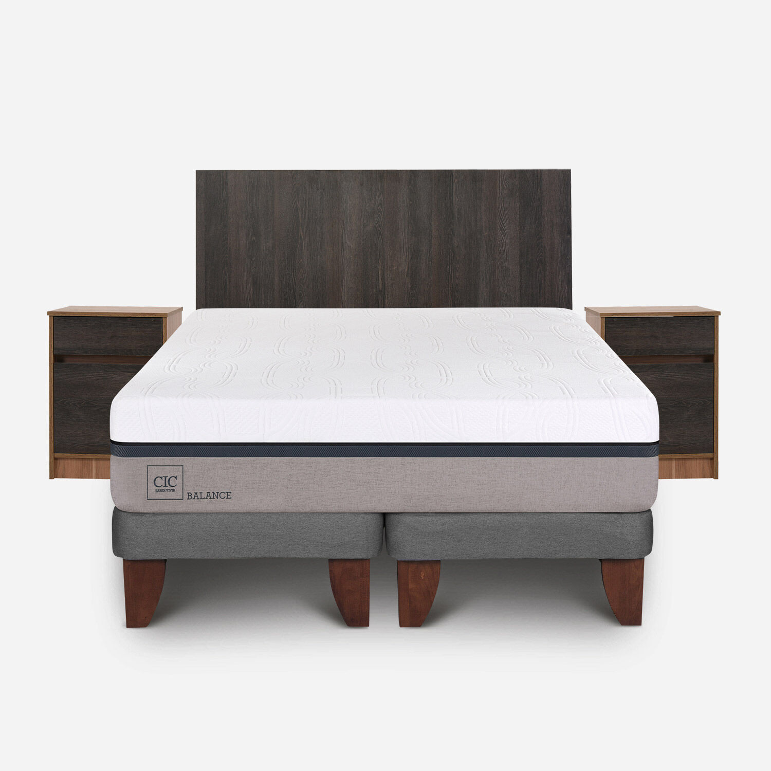 Cama Europea King Balance + Set Espresso