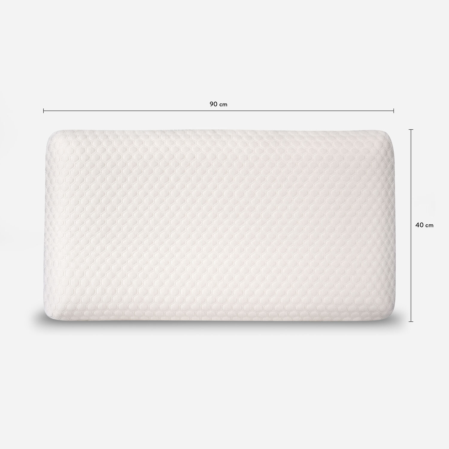 Pack 2 Almohadas King Visco Medium 90x40 cm