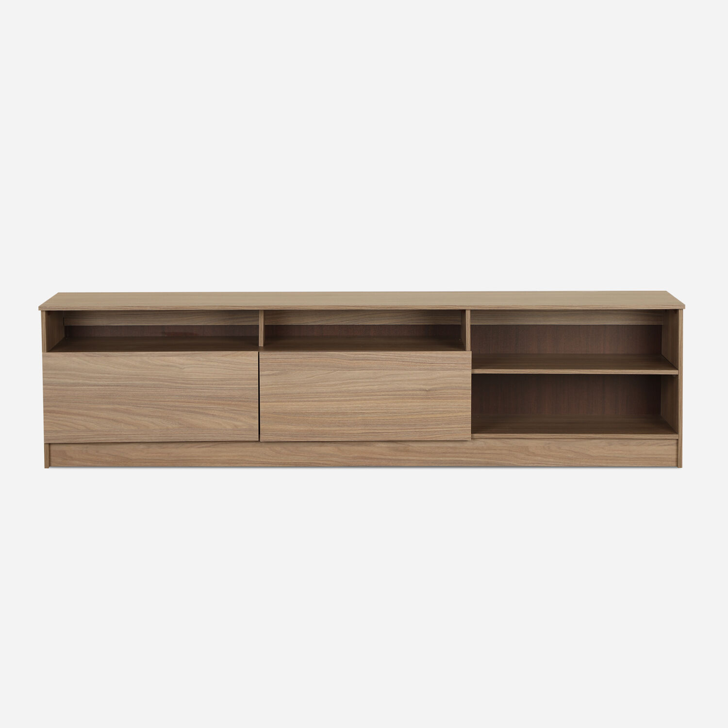Rack Standford 2 Puertas 2 Repisas Nogal