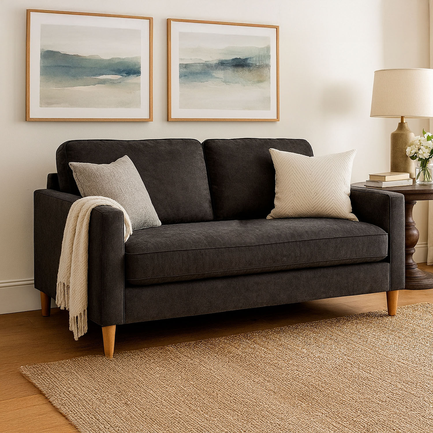 Sof&aacute; 2 Cuerpos Londres Gris