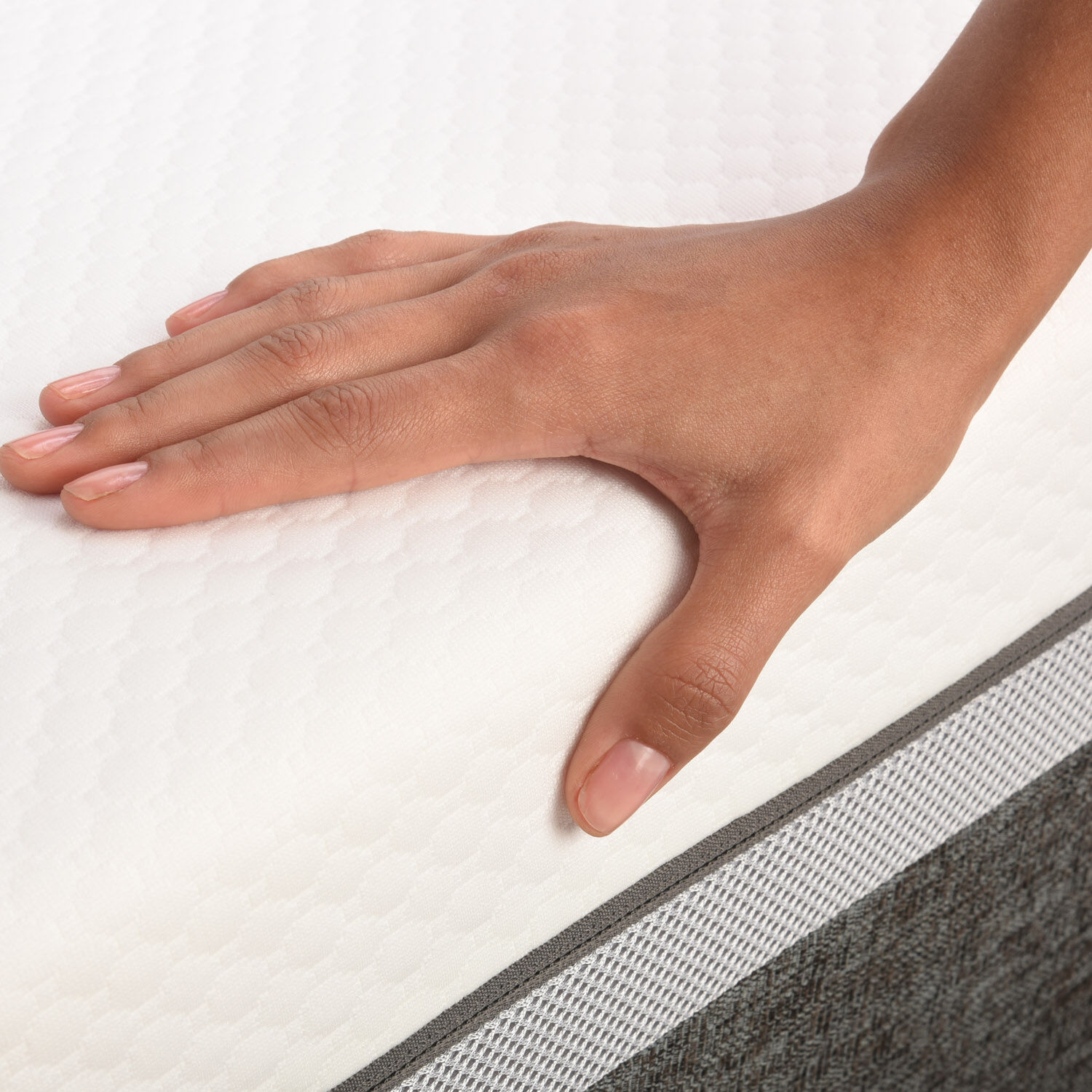 Cama Europea Curve 1,5 Plazas Ortopedic Advance + Almohada + Plum&oacute;n