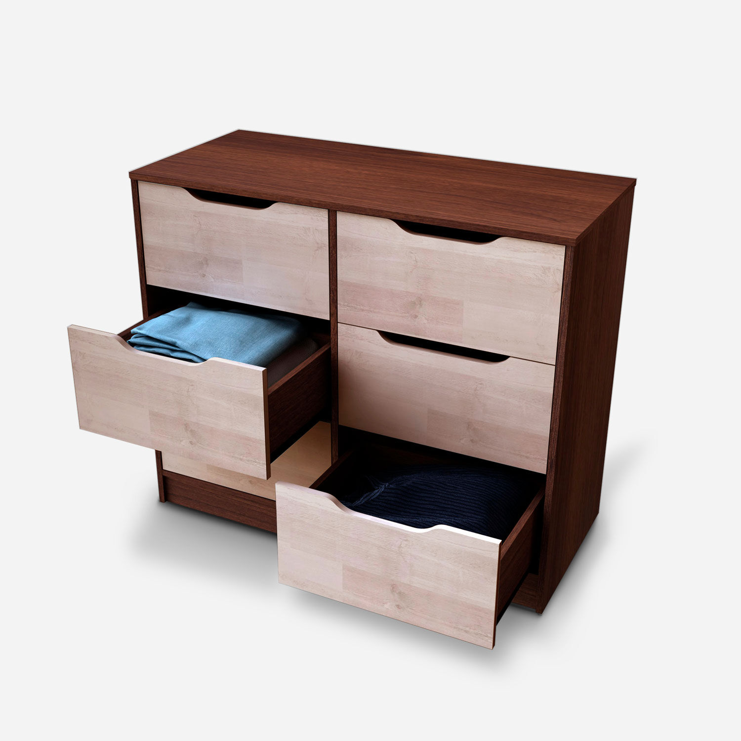 C&oacute;moda 6 Cajones Legno