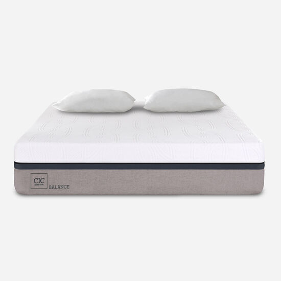 Colchón 2 Plazas Balance 150x200 + Almohadas