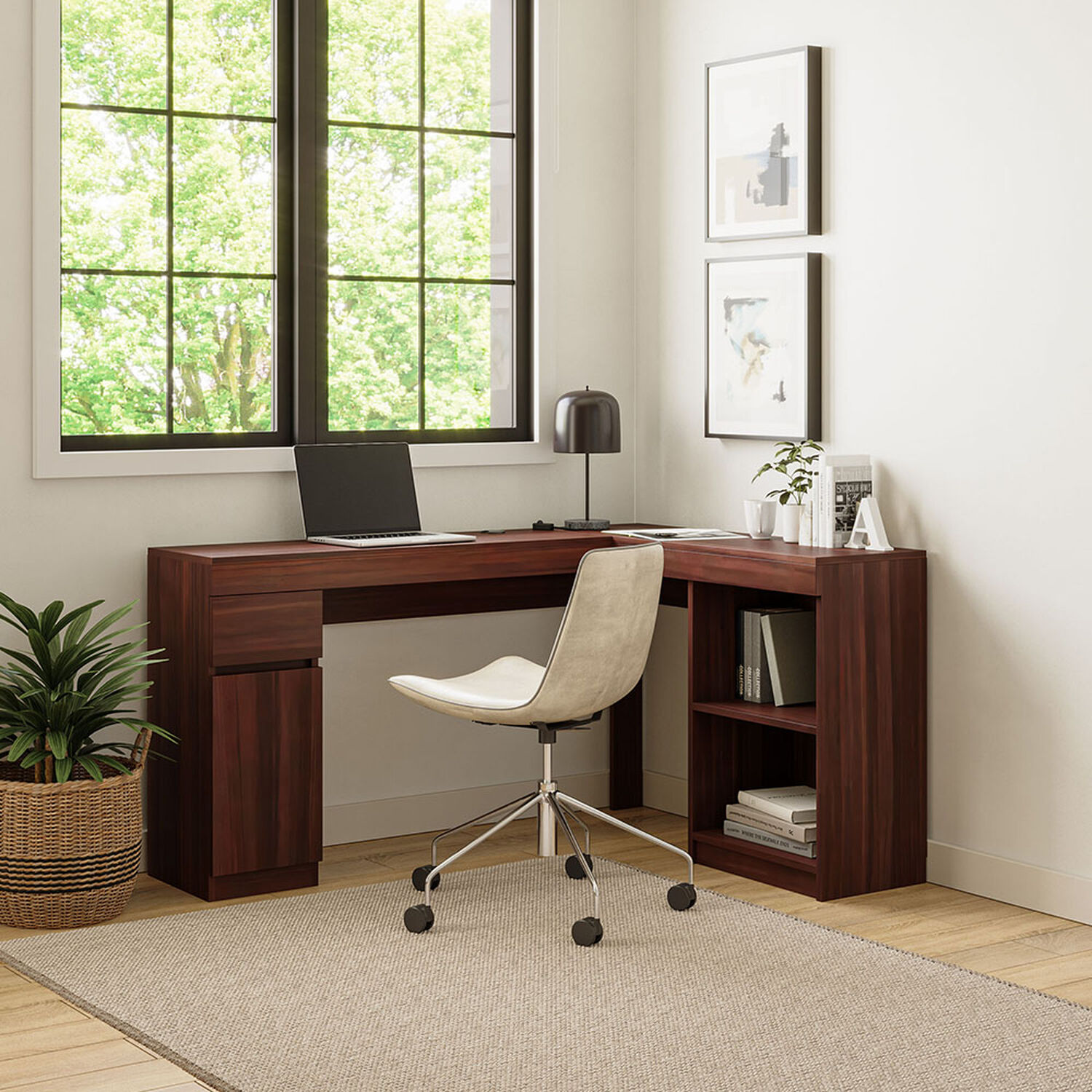 Escritorio Esquinero Chocolate Palermo