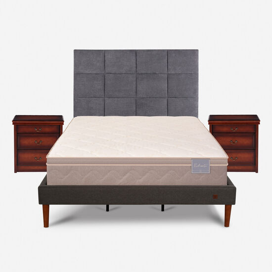 Cama Europea Curve King Rilassati + Set Támesis