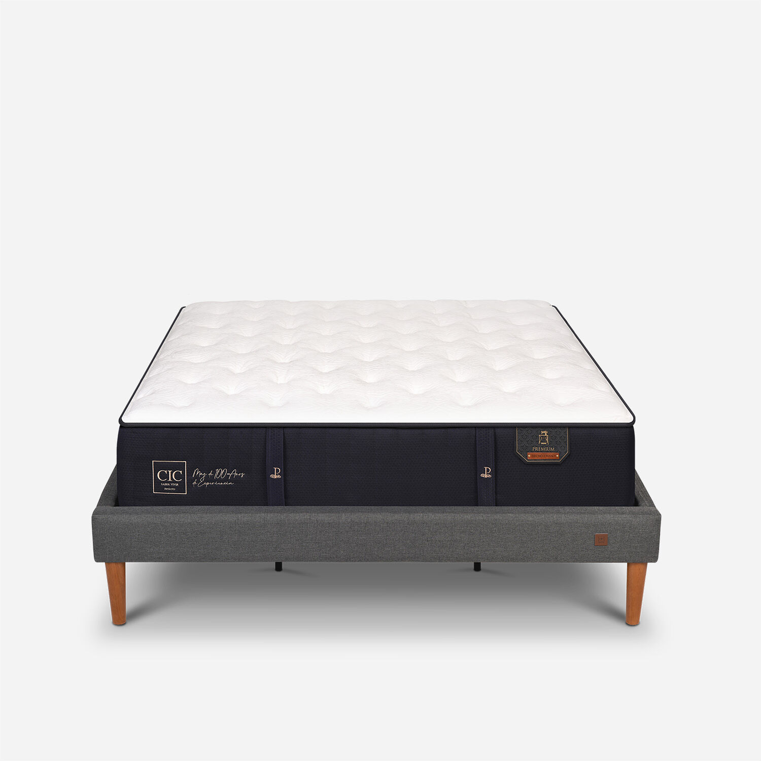 Cama Europea Curve King Premium