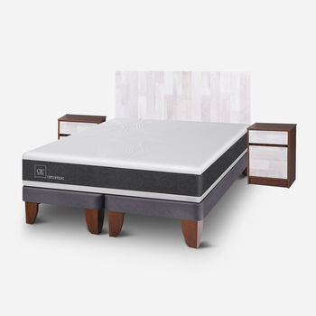 Cama Europea King Ortopedic + Set Legno