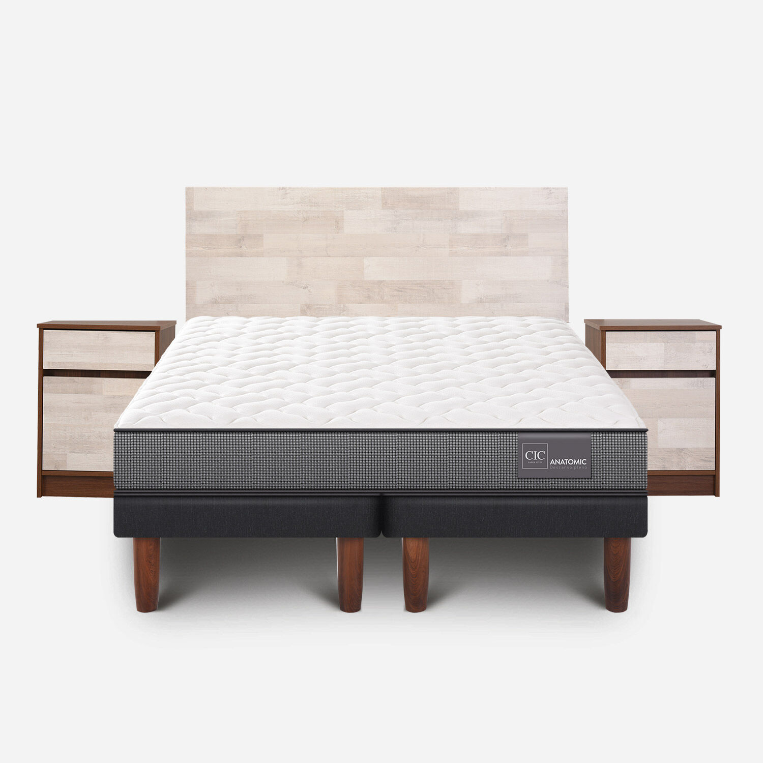 Cama Europea King Anatomic + Set Legno