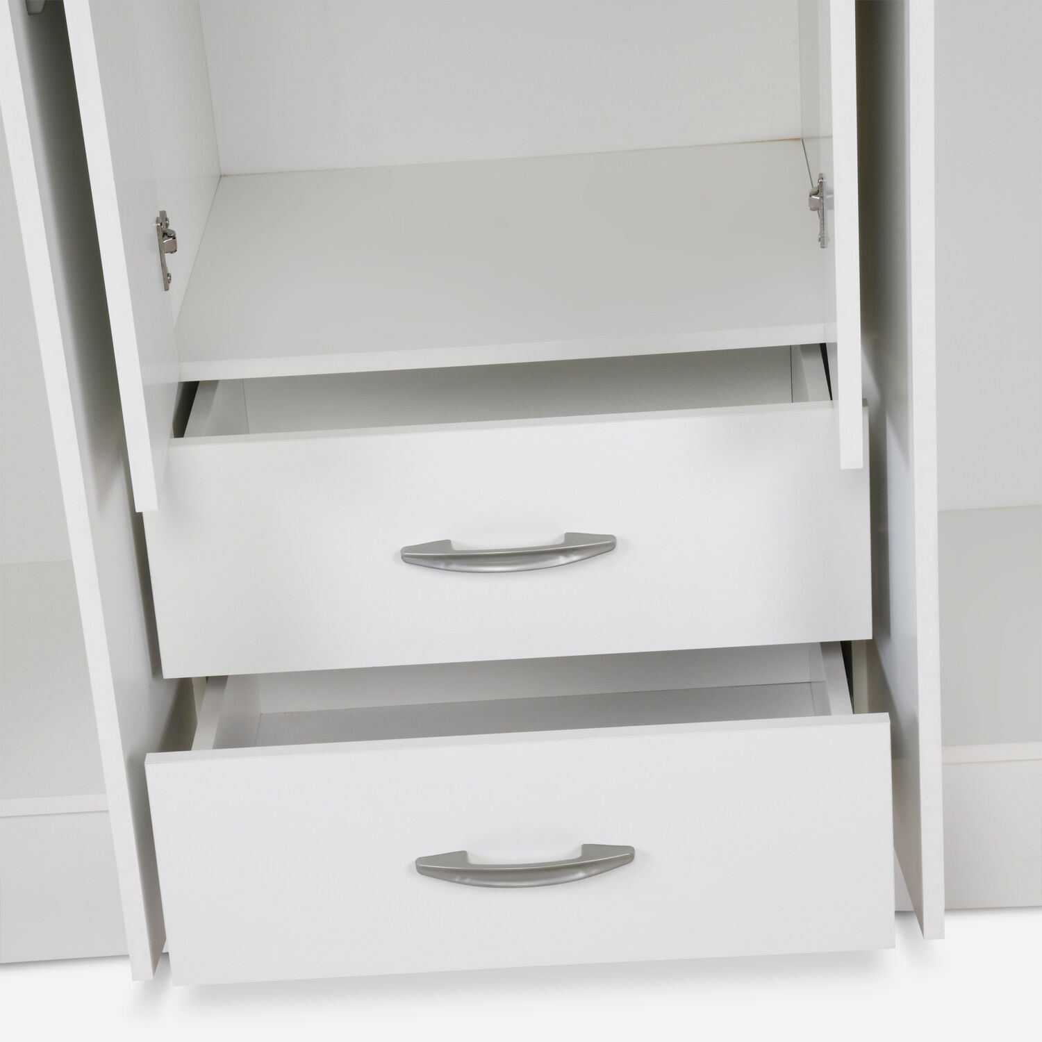 Cl&oacute;set 6 Puertas 2 Cajones Trancura Blanco