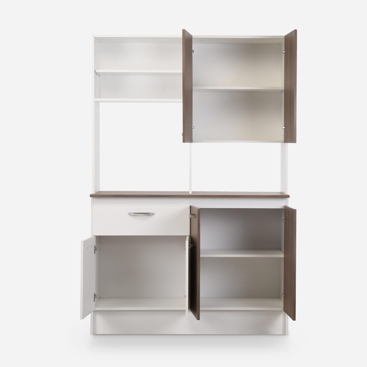 Mueble de Cocina 6 Puertas 1 Cajón Emma 120x180x39 Cm