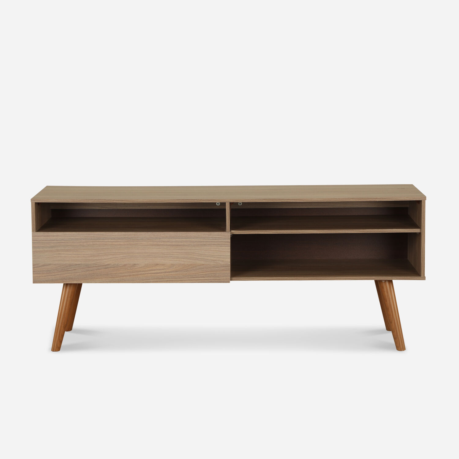 Rack Standford 1 Puerta 2 Repisas Nogal