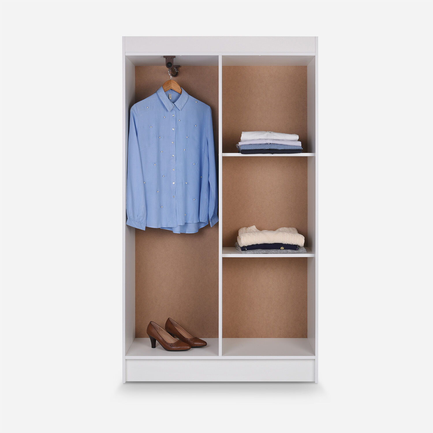 Cl&oacute;set 4 Puertas Bagua Blanco