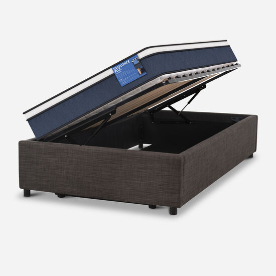 Cama Space Box 1.5 Plazas Excellence Plus