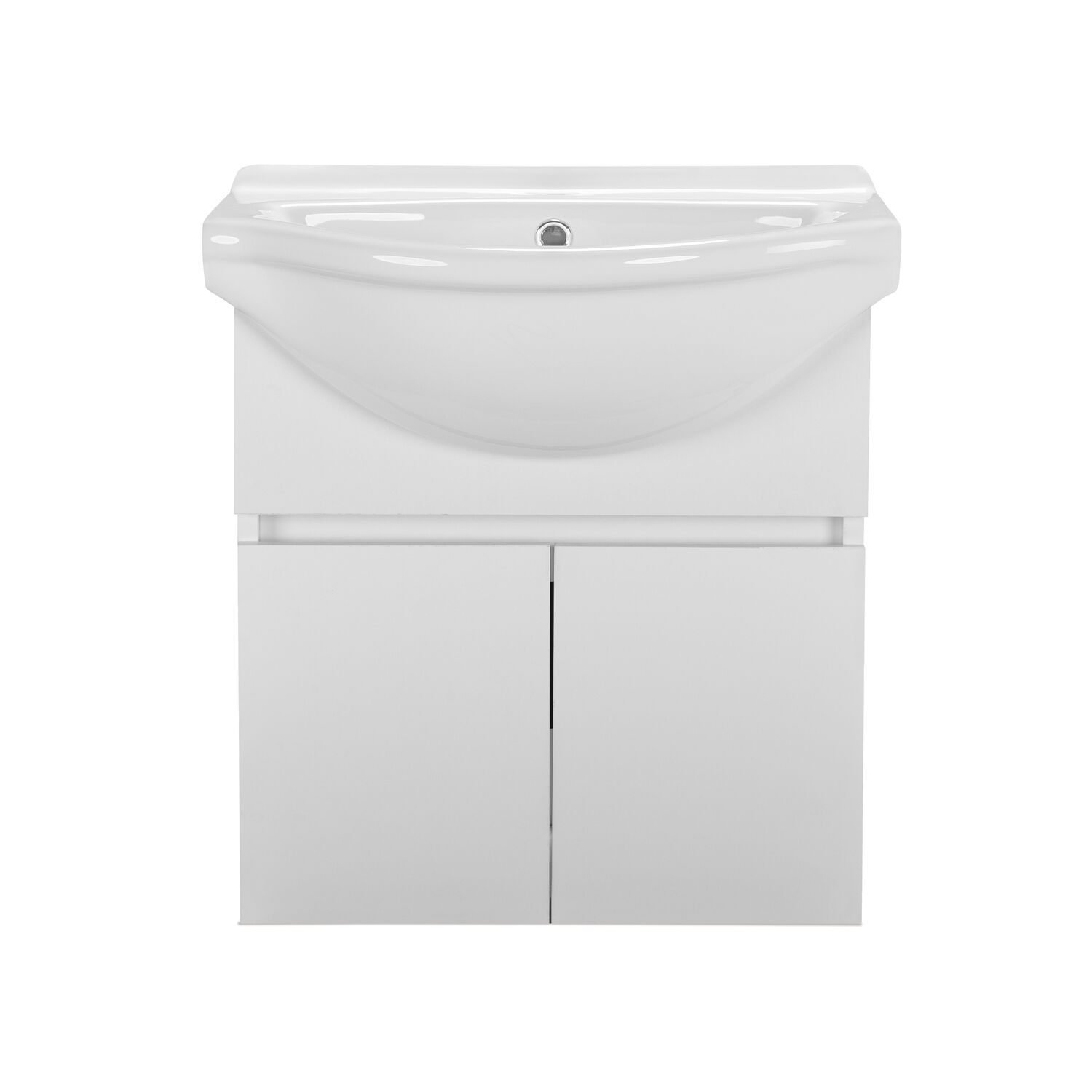 Vanitorio Cannes 2 Puertas Suspendido Blanco 