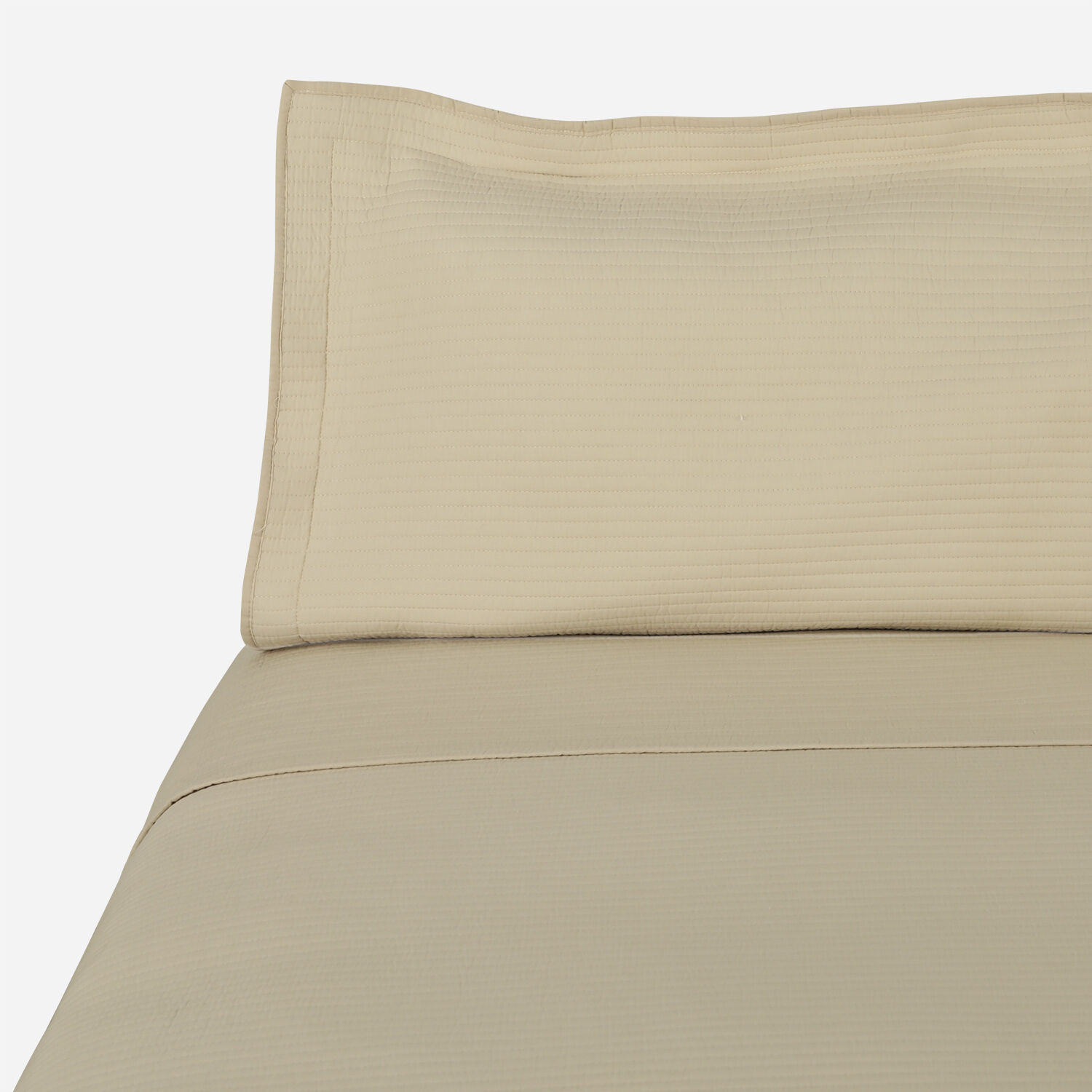 Quilt King Algodón Taupe