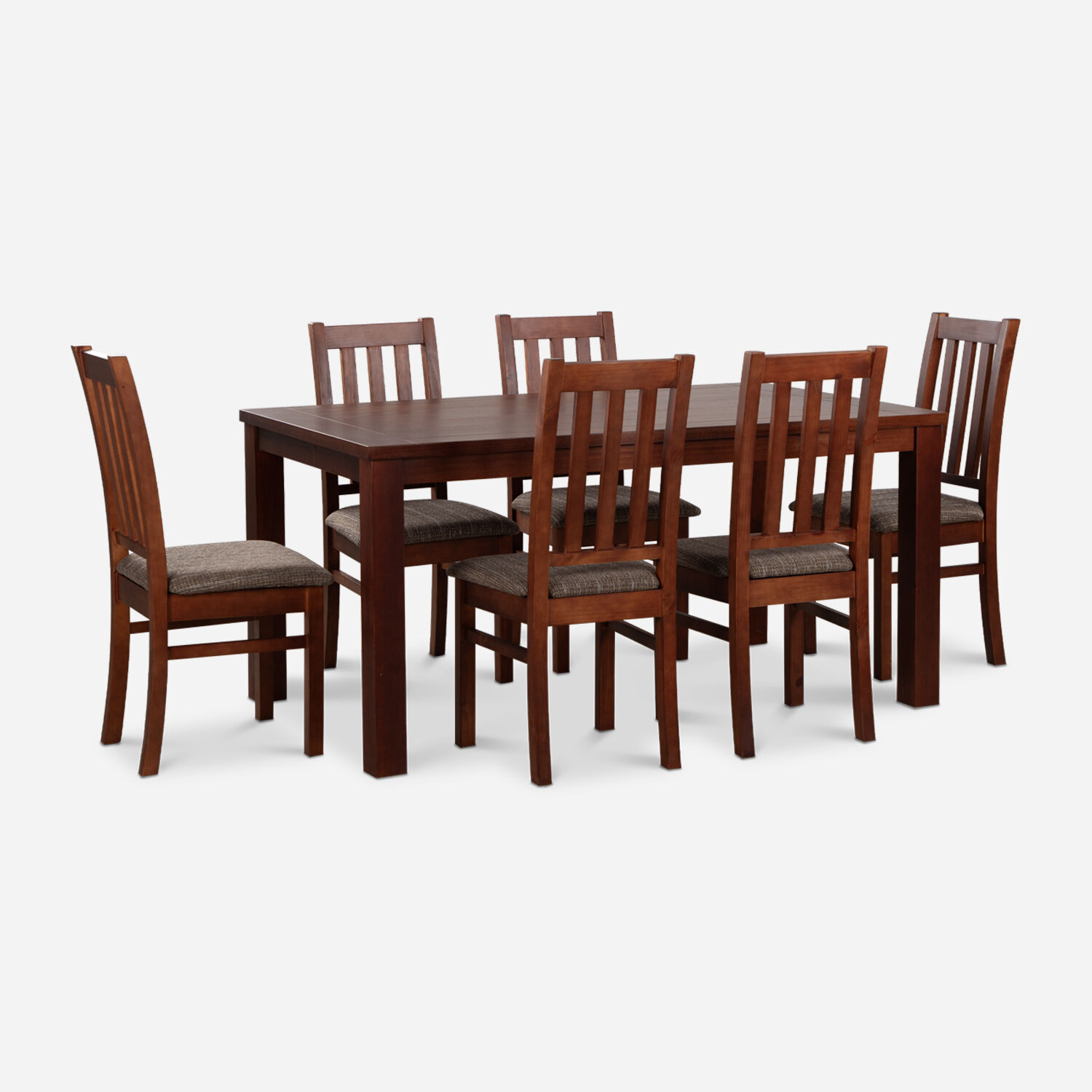 Comedor 6 Sillas &Ntilde;uble Mir&oacute; Chocolate