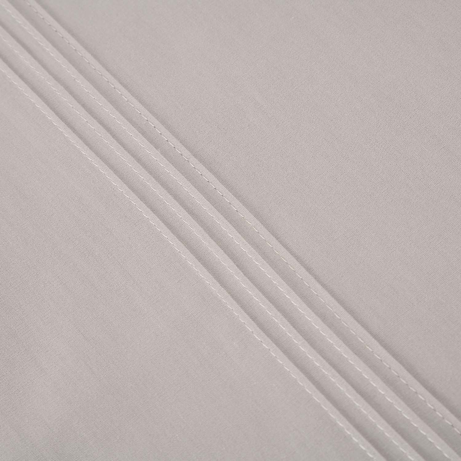 Sábanas Single 180 Hilos Plisada Ivory 
