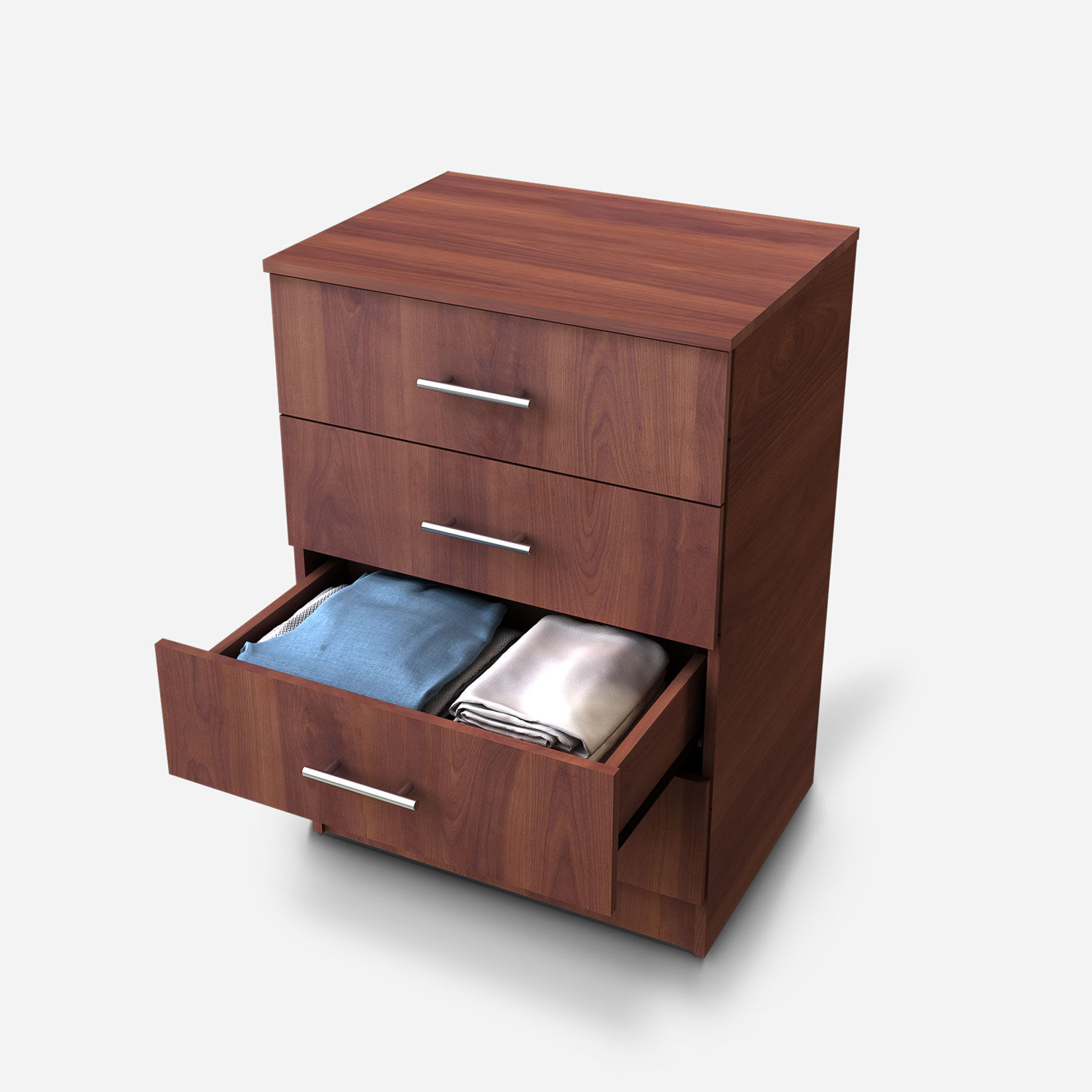Cómoda Cajonera 4 Cajones Fénix Cerezo