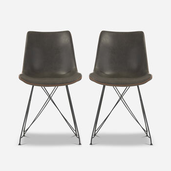 Par de Sillas Albany Gris