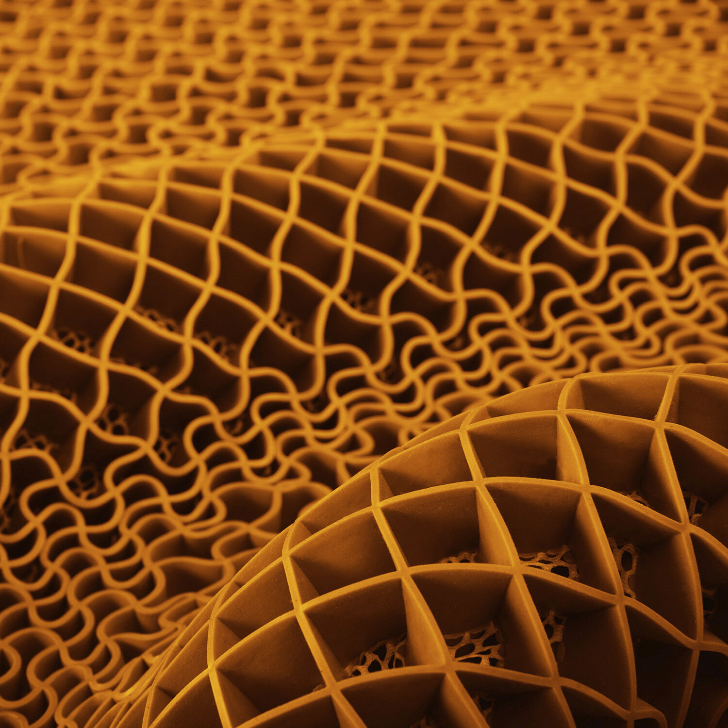 Cama Europea 2 Plazas Bee Comfort Base Dividida + Respaldo Mir&oacute; Mostaza