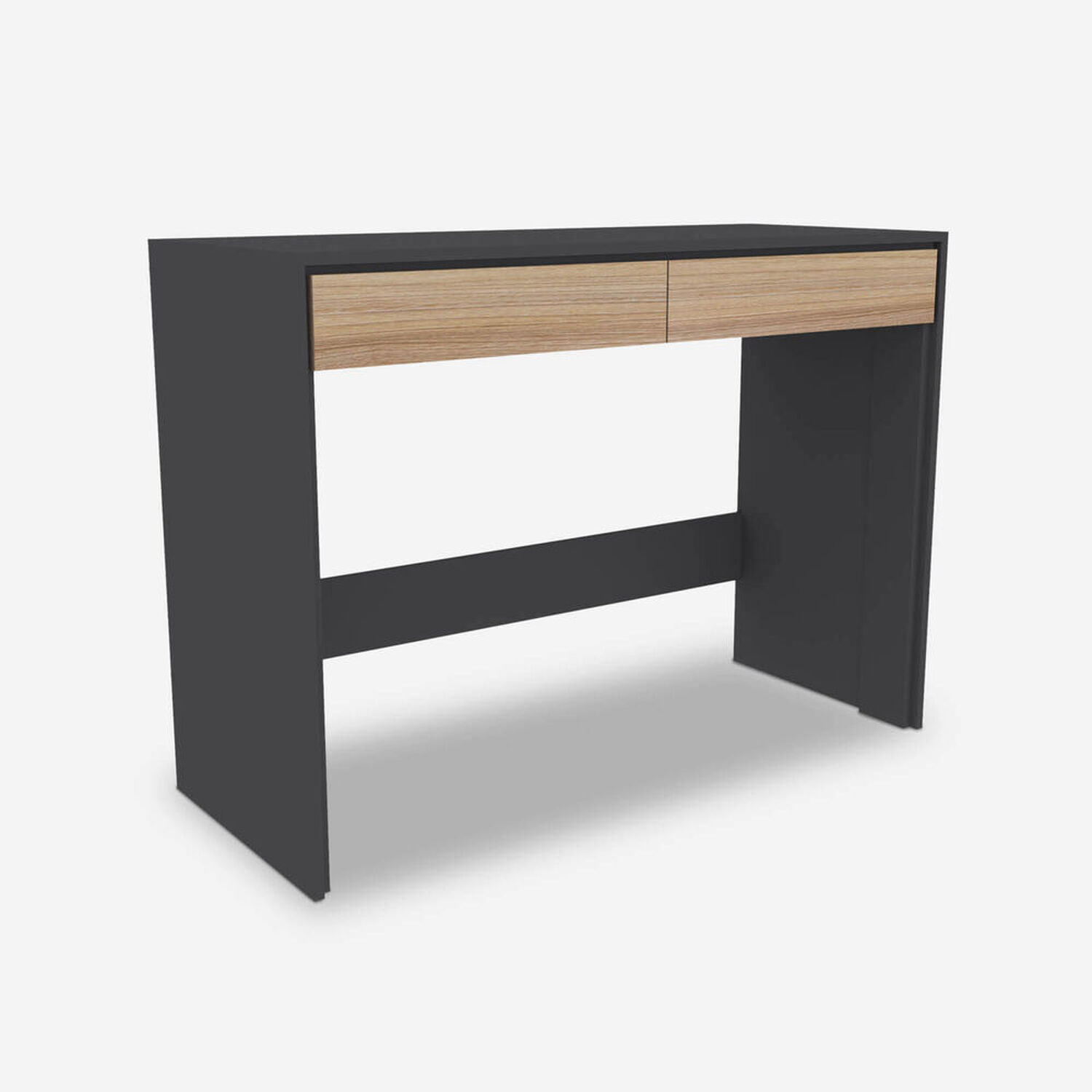 Escritorio 2 Cajones Gr&aacute;fito Olmo Roma