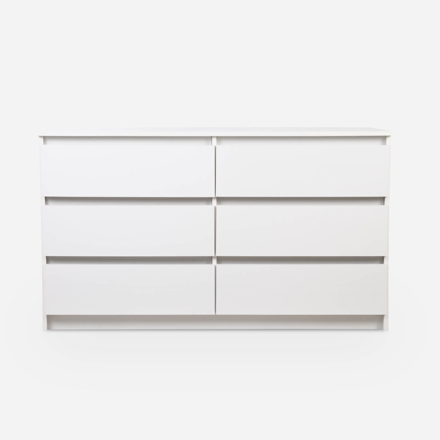 C&oacute;moda 6 Cajones N&oacute;rdica Blanca