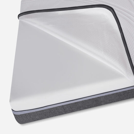 Box Spring 2 Plazas Ortopedic Advance Base Dividida 5 Zonas + Almohadas + Set Olmo