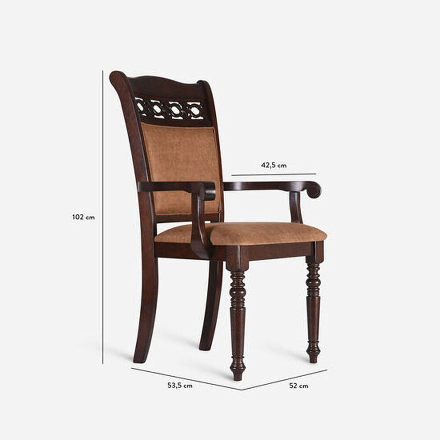 Comedor 4 Sillas 2 Sitiales Le Blanc / Mesa con Extensión