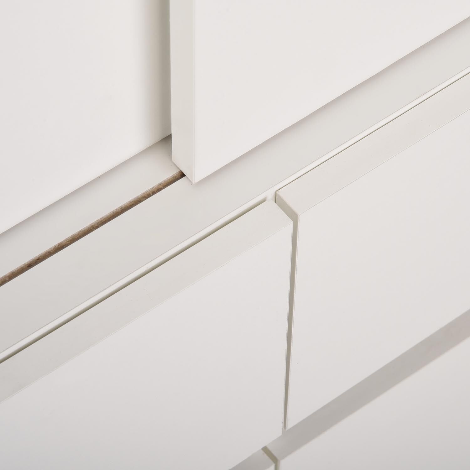 Clóset 4 Puertas Corredera 8 Cajones Maule Blanco
