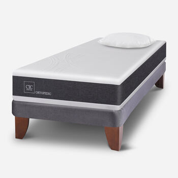 Cama Europea 1,5 Plazas Ortopedic + Almohada