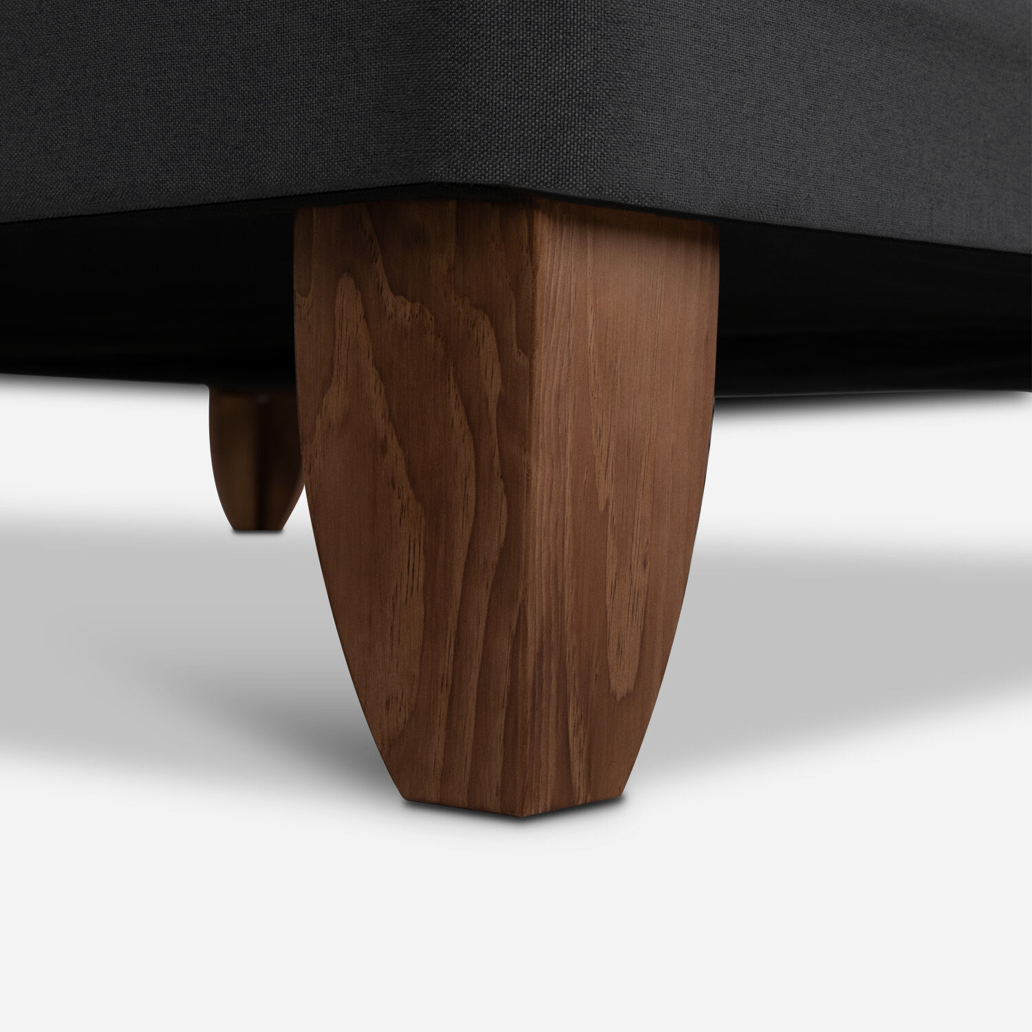 Cama Europea 2 Plazas Balance Base Dividida + Respaldo Milán Negro