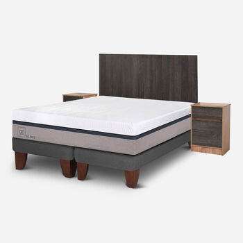 Cama Europea King Balance + Set Espresso