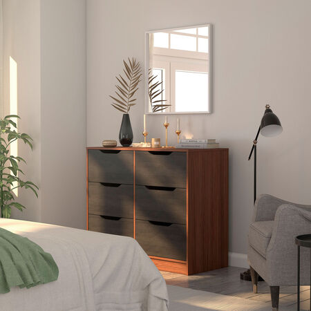 C&oacute;moda 6 Cajones Espresso