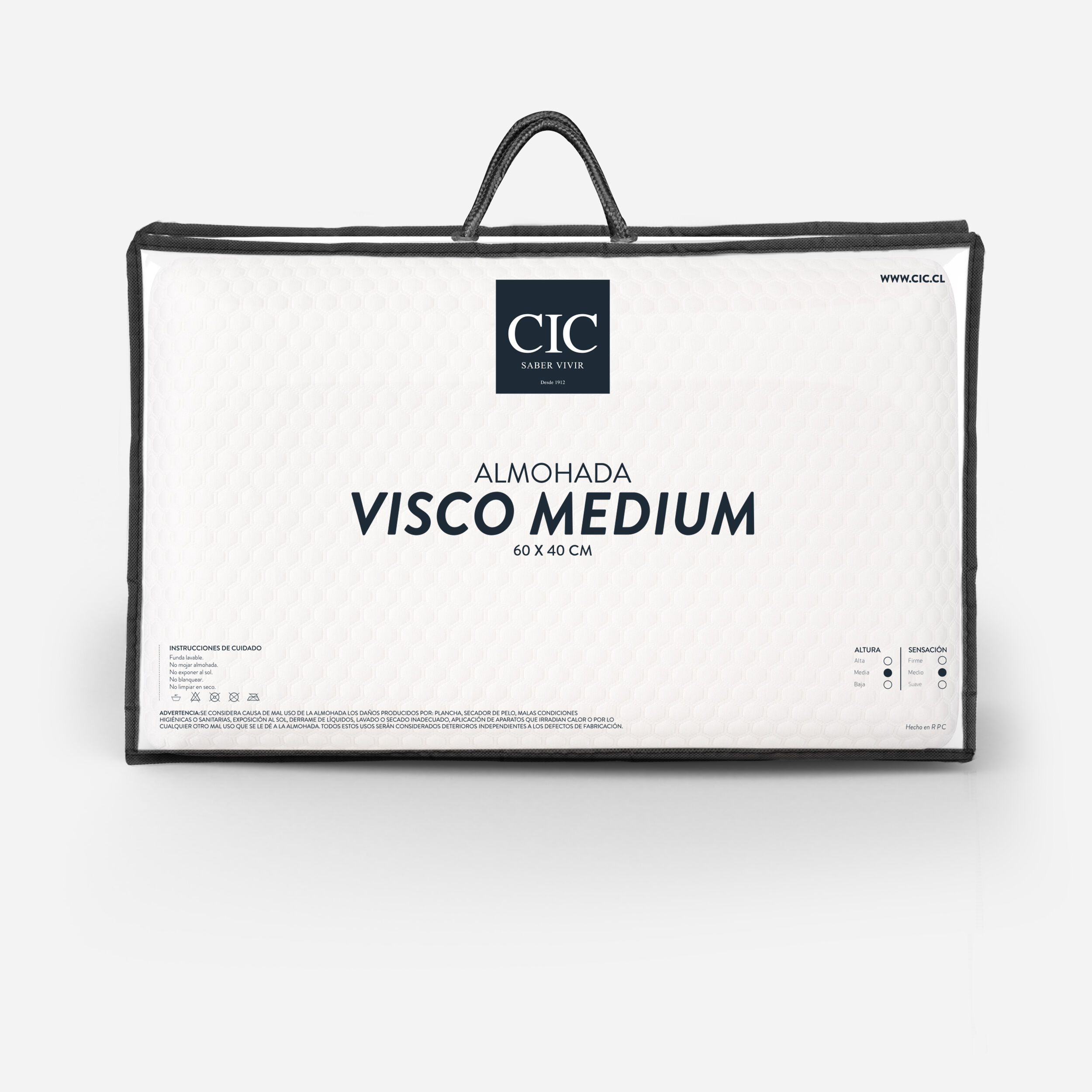 Almohada Visco Medium 60x40 cm CIC
