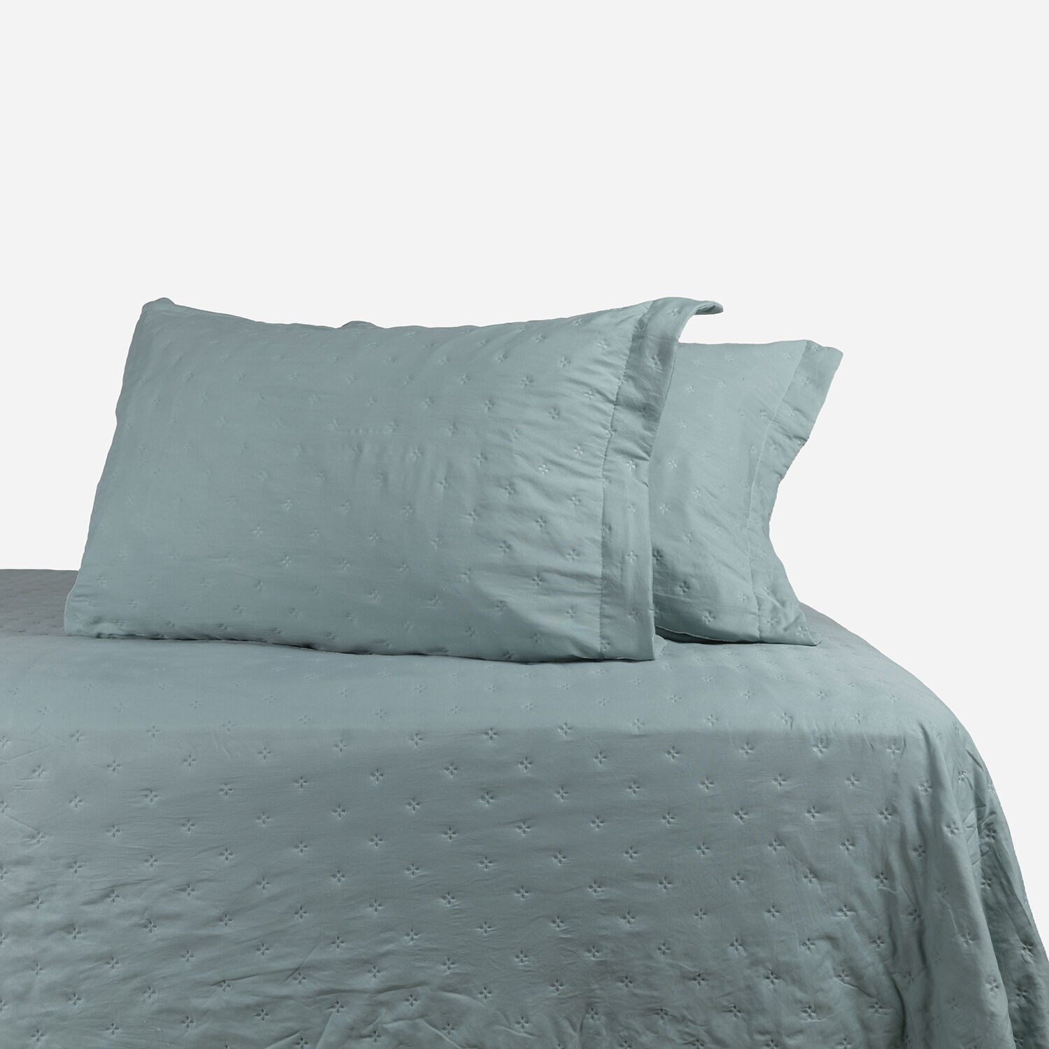 Quilt Single Microfibra Verde Humo