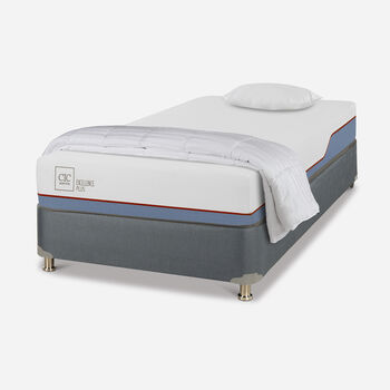 Cama Americana 1,5 Plazas Excellence Plus + Almohada + Plum&oacute;n