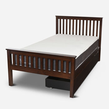 Cama Eloísa Single Ortopedic + Set 2 Cajones