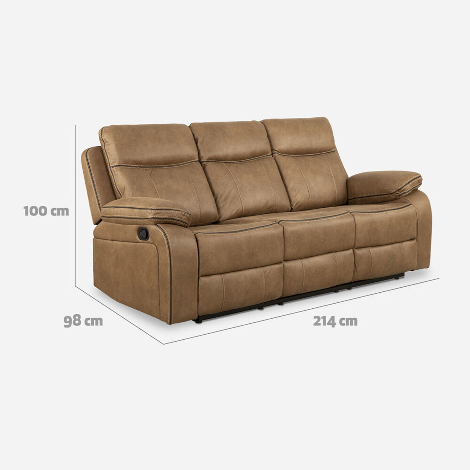 Juego reclinables Sevilla 3 2 y 1 cuerpo