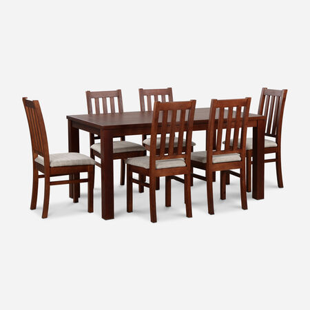 Comedor 6 Sillas Ñuble Miró Beige