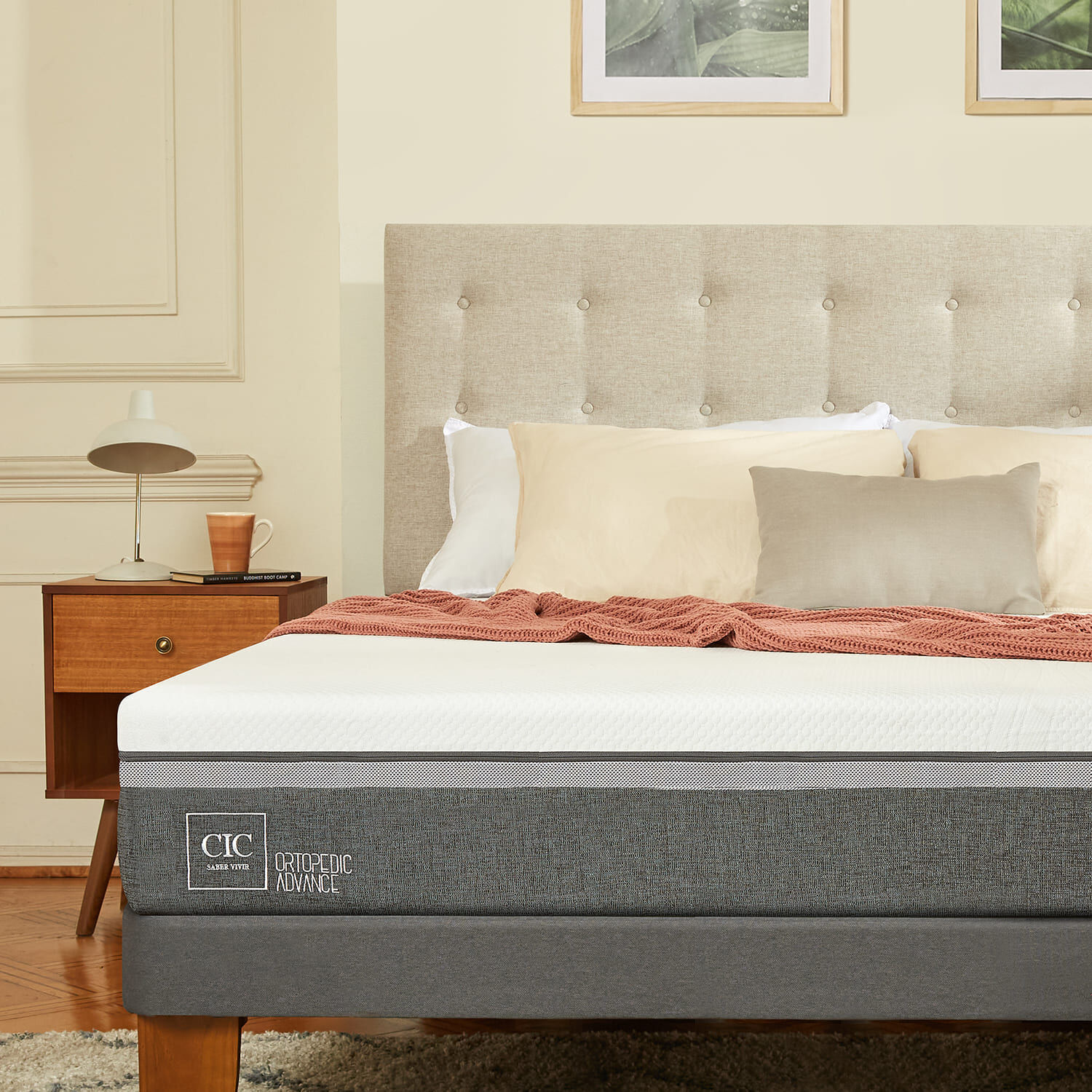 Colchón 2 Plazas Ortopedic Advance 150x190 + Almohadas