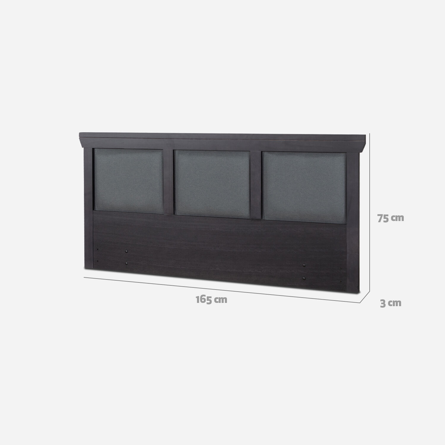 Respaldo 2 Plazas Torino Negro