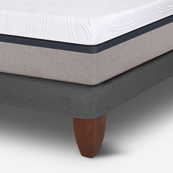 Cama Europea 2 Plazas Balance Base Dividida + Set Baker