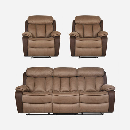 Juego reclinables Moka 3 y 1 cuerpo x2